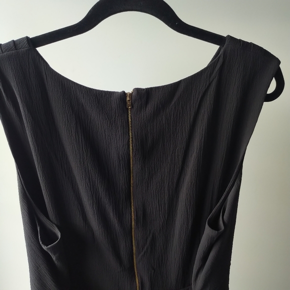 EUC Ricki's Cowl Neck Crepe Black Dress - Picture 9 of 10